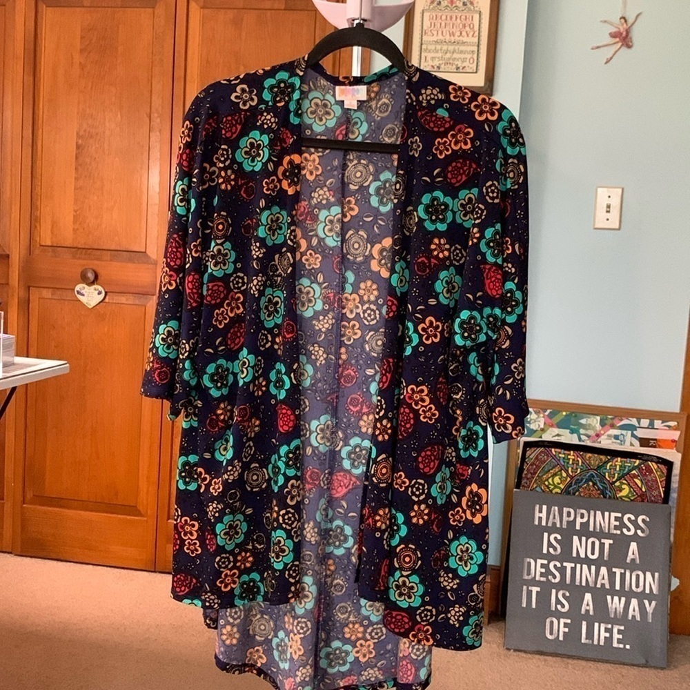 Lularoe Lindsay Size Small Open Front Cardigan NWOT